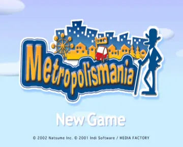 Metropolismania screen shot title